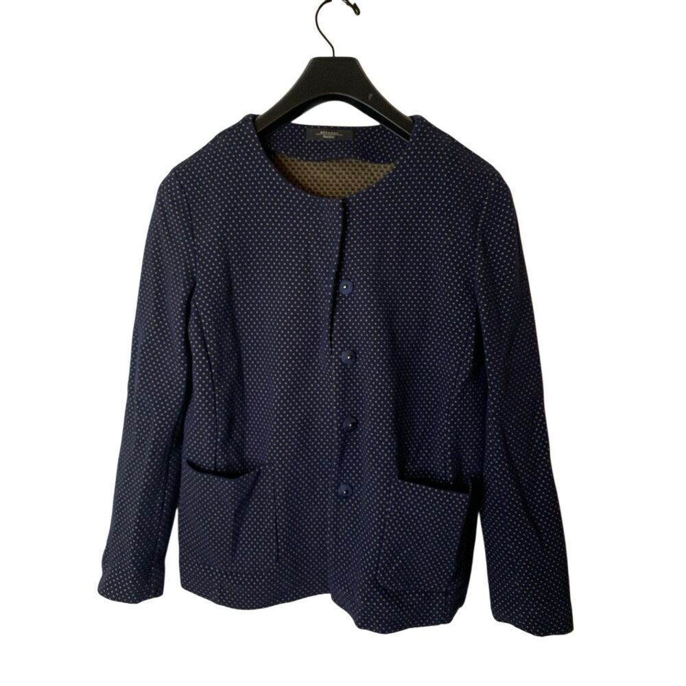 Weekend MaxMara jacket button front cotton blend women's size medium